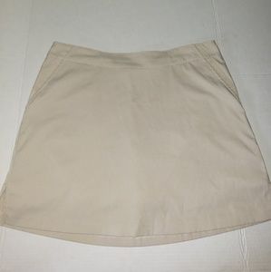 Lady Hagen khaki golf skort